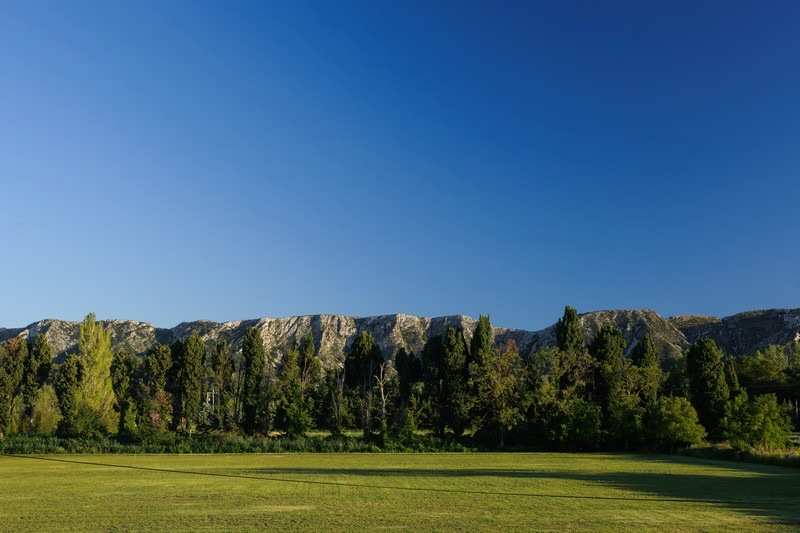 Panorama des Alpilles depuis le jardin